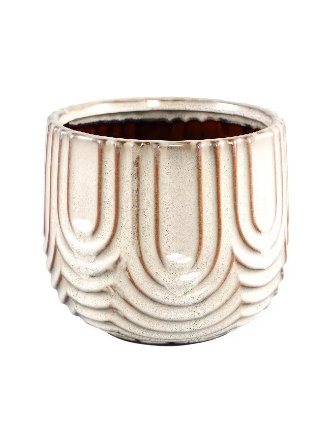 Jilly Cream glazed ceramic...